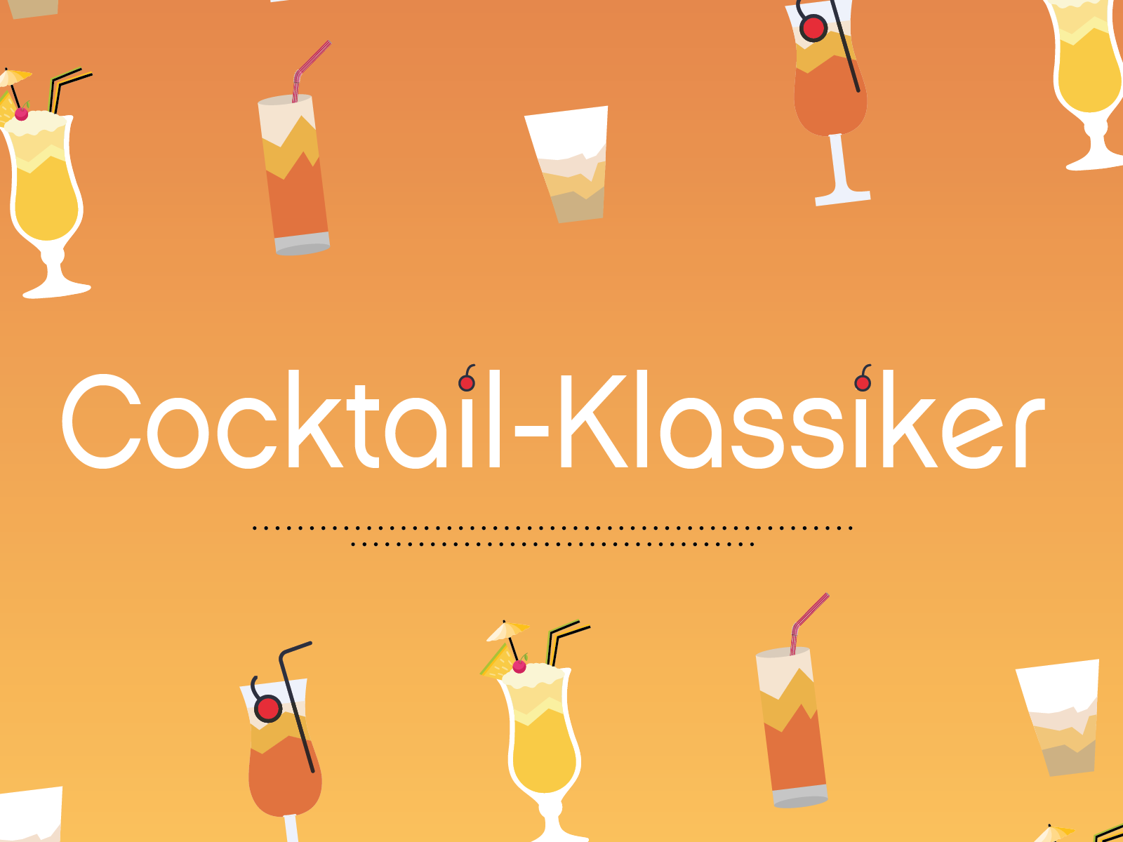 Cocktail-Klassiekr Banner